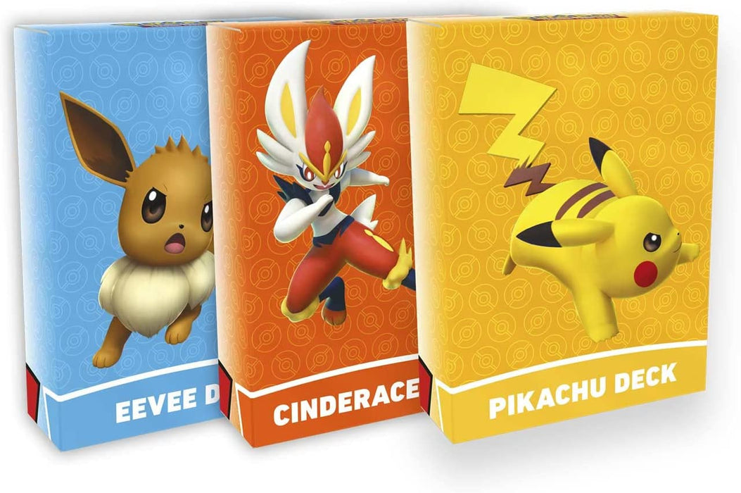 Pokemon TCG: Battle Academy - Cinderace V, Pikachu V & Eevee V
