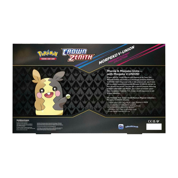 Pokemon TCG: Crown Zenith Premium Playmat Collection - Morpeko V-UNION [Card Game, 2 Players]