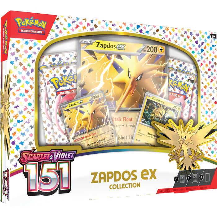 Pokemon TCG: Scarlet & Violet - 151 Collection - Zapdos ex [Card Game, 2 Players]