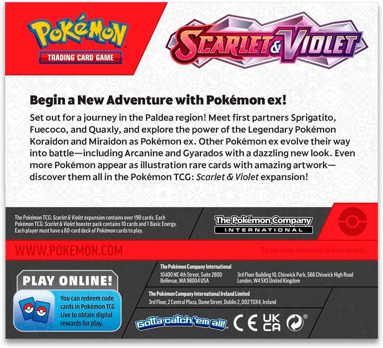 Pokemon TCG: Scarlet & Violet Booster Display Box - 36 Packs