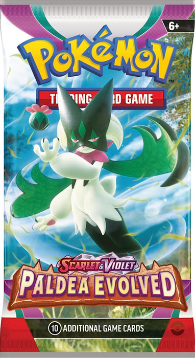 Pokemon TCG: Scarlet & Violet - Paldea Evolved Checklane Blister Pack - Growlithe and Smoliv [Card Game, 2 Players]