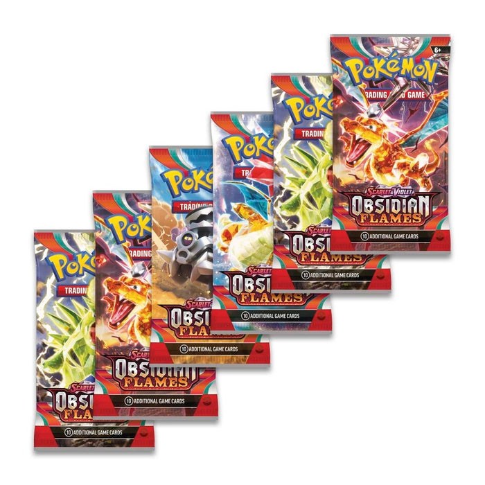 Pokemon TCG: Scarlet & Violet - Obsidian Flames Booster Bundle - 6 Packs