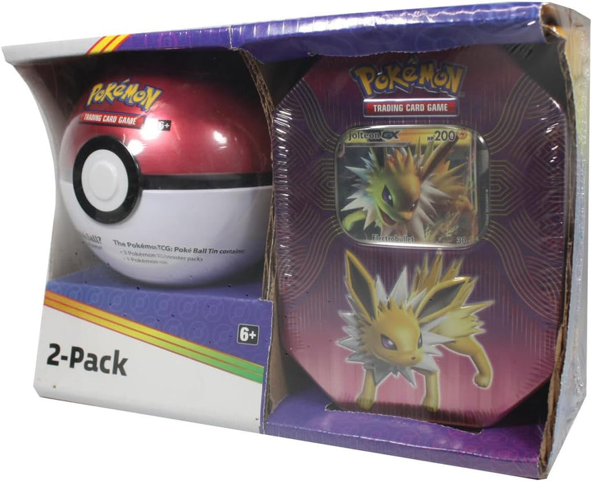 Pokemon TCG: Sun and Moon & XY Edition Booster Set - Random Pokeball and Elemental Power Tin 2-Pack Bundle
