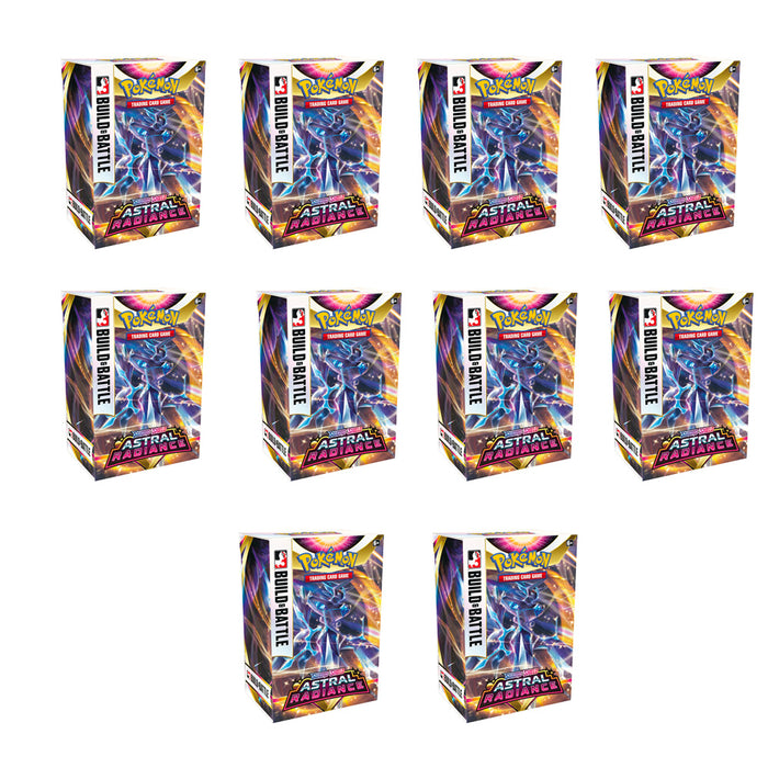 Pokemon TCG: Sword & Shield - Astral Radiance Build & Battle Box - 10 Boxes [Card Game, 2 Players]