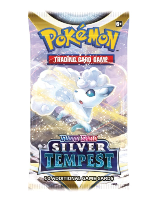 Pokemon TCG: Sword & Shield Silver Tempest Mini Portfolio + 1 Booster Pack