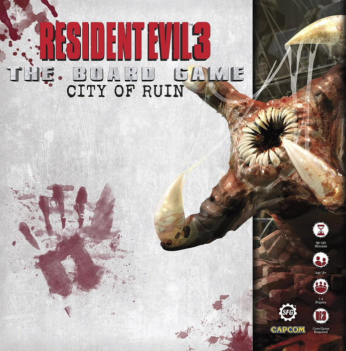 Resident Evil 3: The Board Game - City of Ruin Expansion [Board Game, 1-4 Players]