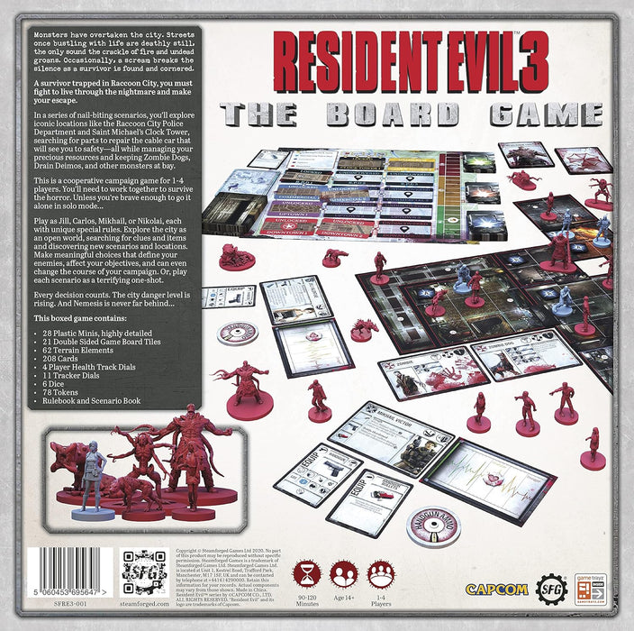 Resident Evil 3: The Board Game [Board Game, 1-4 Players]
