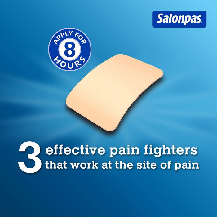 Salonpas Pain Relieving Patch - 2 Pack - 2x140 Patches [Healthcare]