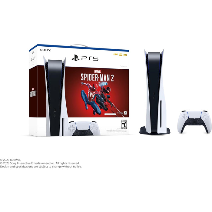 Sony PlayStation 5 Console - Disk Edition - Marvel's Spider-Man 2 Bundle [PlayStation 5 System]
