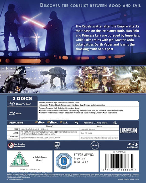 Star Wars: Episode V - The Empire Strikes Back [Blu-Ray]