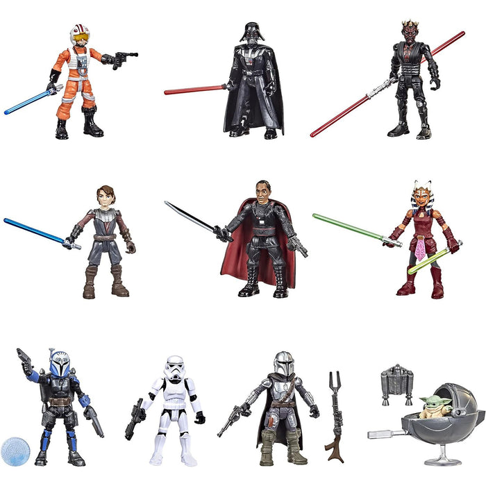 Star Wars Mission Fleet 10-Pack 2.5 Inch Scale Action Figure Set [Toys, Ages 4+]