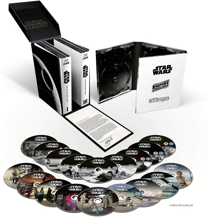 The　Saga　Box　[Blu-Ray　Skywalker　Wars:　Collection　Movie　—　MyShopville　Star　Set]
