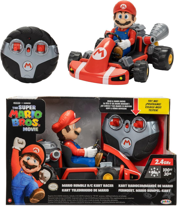 The Super Mario Bros. Movie: Rumble R/C Kart Racer [Toys, Ages 4+]