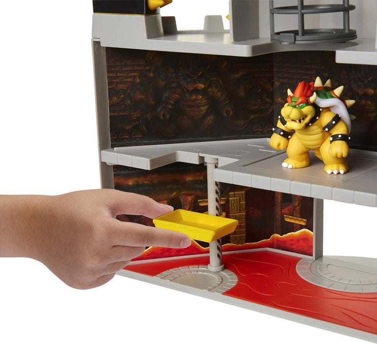 Super Mario Deluxe Bowser's Castle Playset [Toys, Ages 3+]