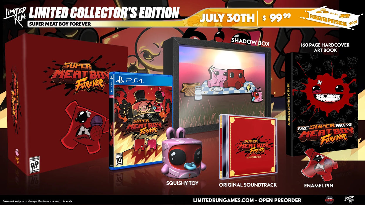 Super Meat Boy Forever - Collector's Edition - Limited Run #411 [PlayStation 4]