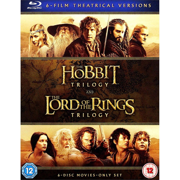 The Middle-Earth 6-Film Theatrical Collection [Blu-Ray Box Set]