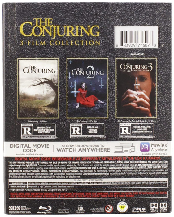 The Conjuring: 3 Film Collection [Blu-ray Box Set]
