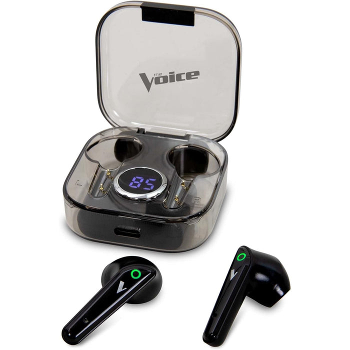 The Voice Duo True Wireless Stereo Earbuds with Mic - Black [Electronics]
