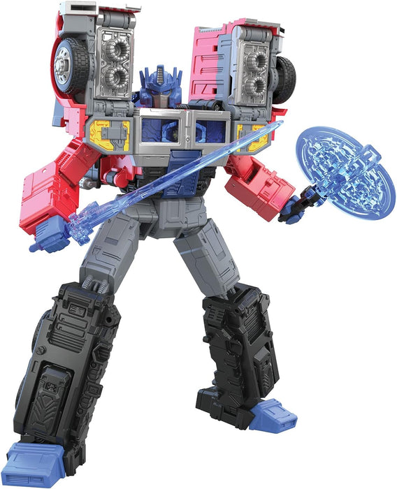 Transformers Generations Legacy Series: Leader G2 Universe Laser Optimus Prime Action Figure [Toys, Ages 8+]