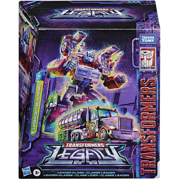 Transformers Generations Legacy Series: Leader G2 Universe Laser Optimus Prime Action Figure [Toys, Ages 8+]