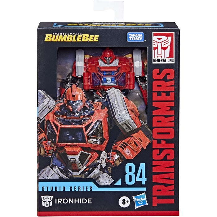 Transformers Studio Series 84 Deluxe Class Transformers: Bumblebee Ironhide 4.5 Inch Action Figure [Toys, Ages 8+]