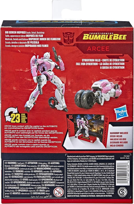 Transformers Studio Series: 85 Deluxe Class Bumblebee Arcee Action Figure [Toys, Ages 8+]