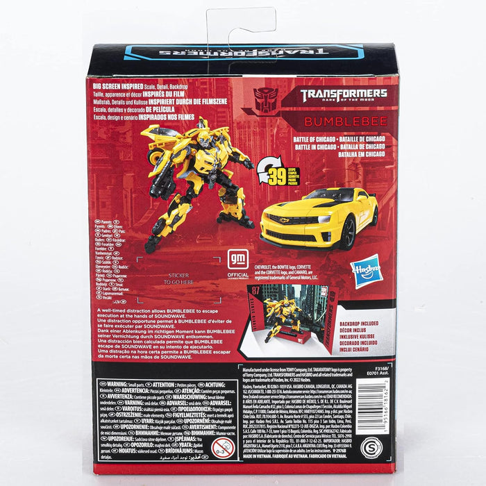 Transformers Studio Series: 87 Deluxe Class Dark of The Moon Bumblebee Action Figure [Toys, Ages 8+]