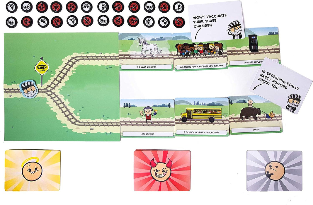 Trial by Trolley [Board Game, 3 -13 Players]