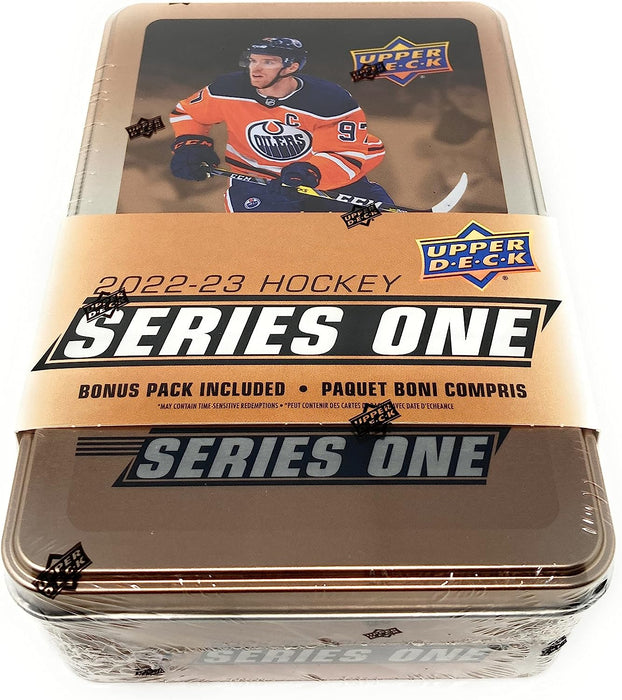 2022-23 Upper Deck Series 1 Hockey Tin [Card Game, 1+ Players]