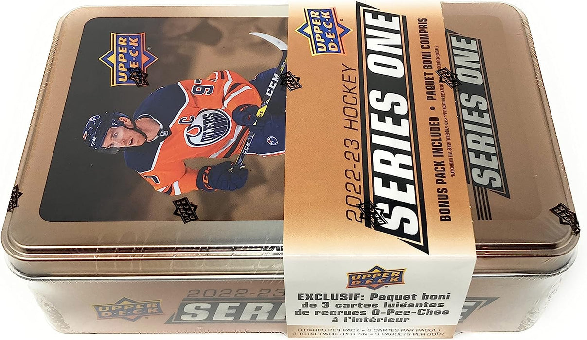 2022-23 Upper Deck Series 1 Hockey Tin [Card Game, 1+ Players]