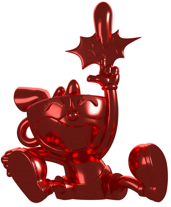 Youtooz x Shopville: Cuphead Collection - Cuphead Red Chrome Vinyl Figure [Toys, Ages 15+]
