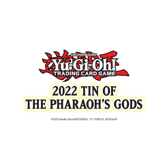 Yu-Gi-Oh! Trading Card Game: 2022 Tin of The Pharaoh’s Gods - 3 Mega Booster Packs [Card Game, 2 Players]