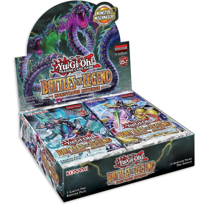Yu-Gi-Oh! Trading Card Game - Battles of Legend: Monstrous Revenge Booster Box - 24 Packs [Card Game, 2 Players]