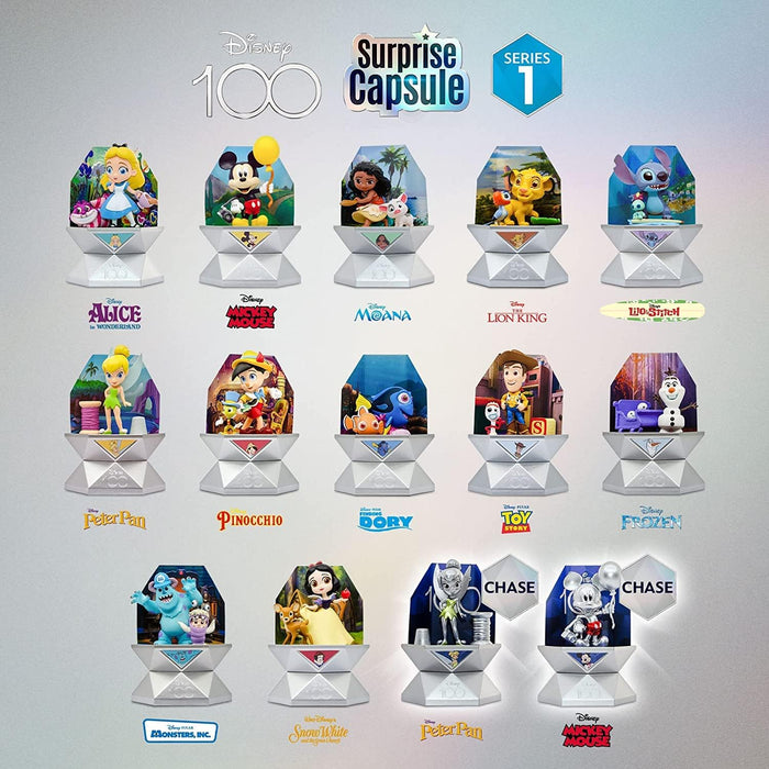 Yume: Disney 100 Surprise Capsule - Series 1 - One Random Capsule Per Box [Toys, Ages 3+]