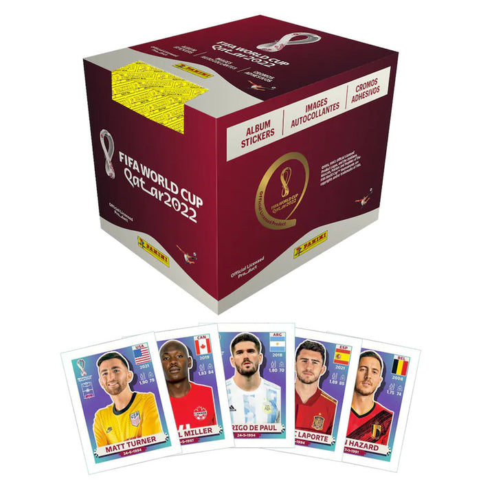 2022 Panini FIFA World Cup Soccer Sticker Box - 50 Pack [Collectible]