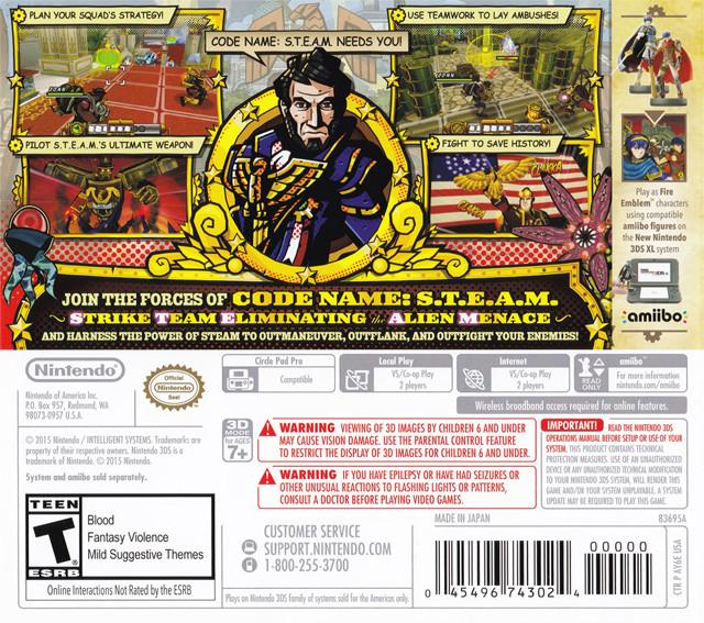 Code Name: S.T.E.A.M. [Nintendo 3DS]