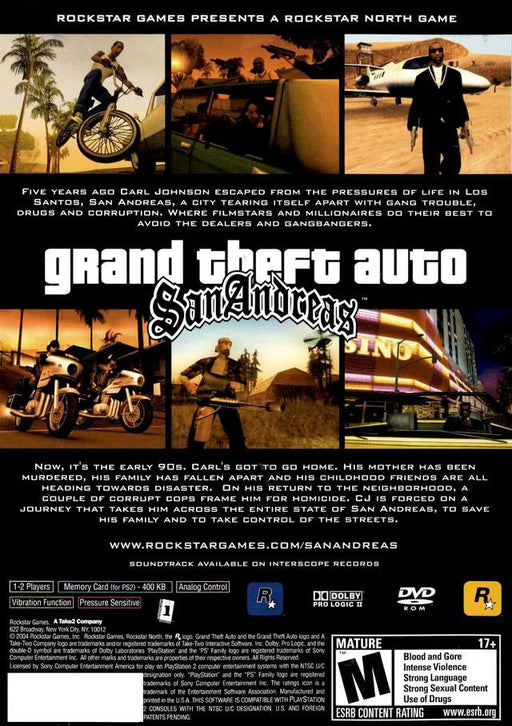 Lot of 4 PS2 PlayStation 2 Games GTA San Andreas Vice City Civil War Deer  Hunt