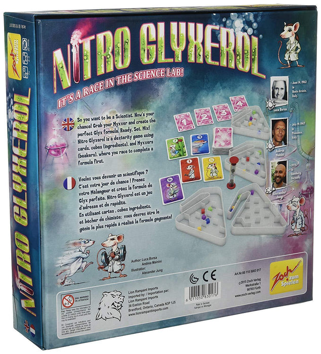Nitro Glyxerol [Board Game, 2-4 Players]