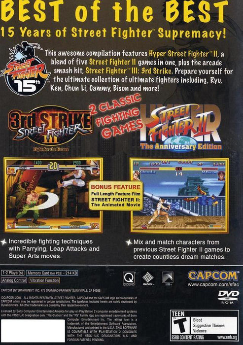 Street Fighter Anniversary Collection [PlayStation 2]