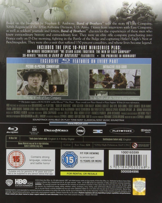 Band of Brothers: The Complete Series SteelCase [Blu-Ray Box Set]