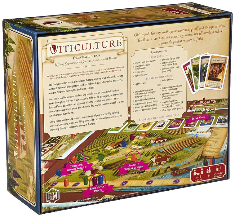 Viticulture - Essential Edition [Board Game, 1-6 Players]