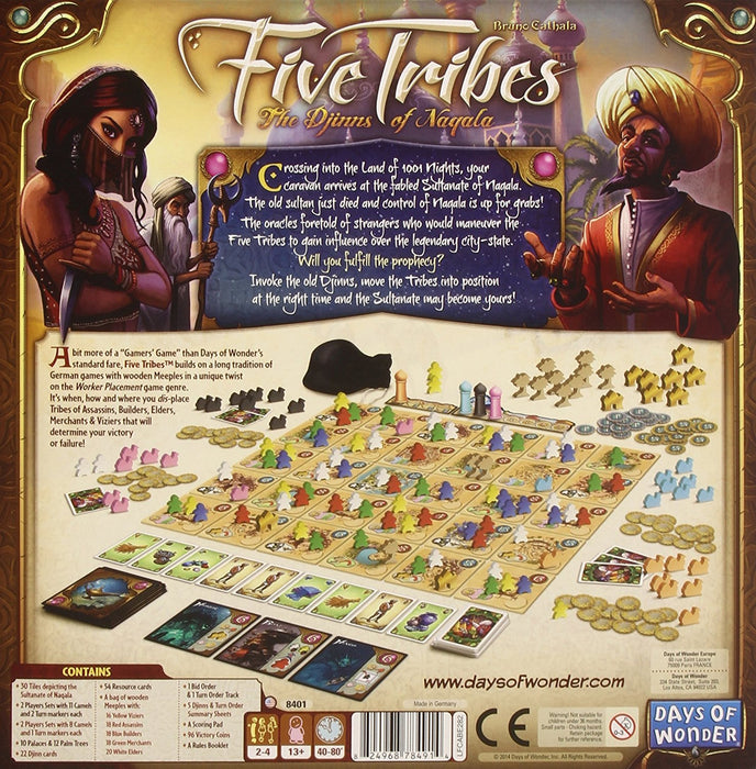 Five Tribes - The Djinns of Naqala [Board Game, 2-4 Players]