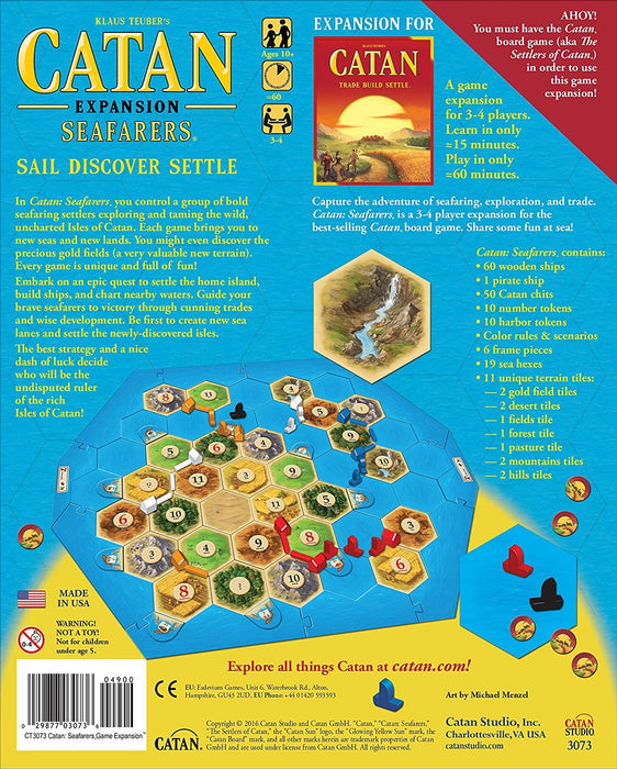 Catan: Seafarers Expansion [Board Game, 3-4 Players]