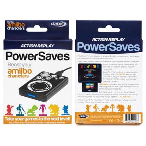 Datel Action Replay PowerSaves for All Amiibo Characters - Black [Nintendo Accessory]