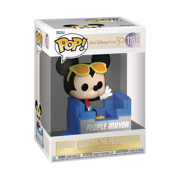 Funko POP! Disney: Walt Disney World 50th - Mickey Mouse on the People Mover Vinyl Figure [Toys, Ages 3+, #1163]