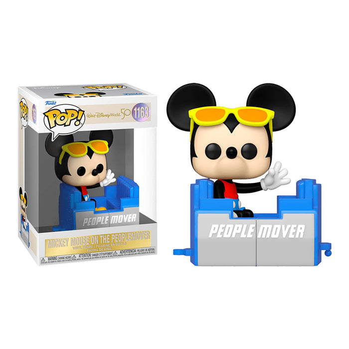 Funko POP! Disney: Walt Disney World 50th - Mickey Mouse on the People Mover Vinyl Figure [Toys, Ages 3+, #1163]