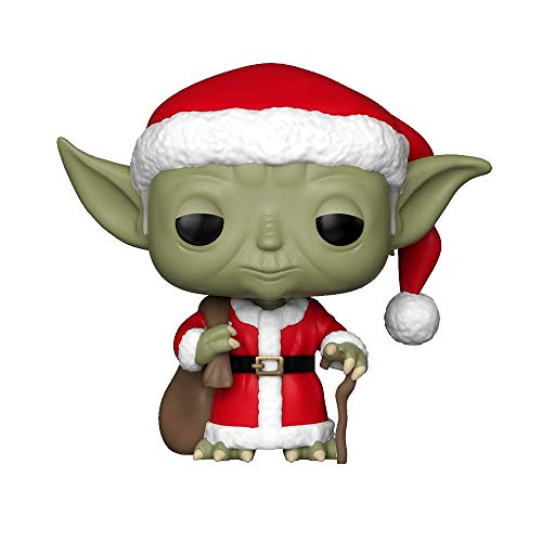 Funko POP! Star Wars: Holiday Santa Yoda Bobblehead [Toys, Ages 3+, #277]