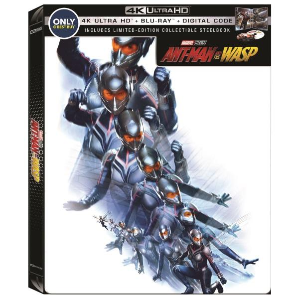 Marvel's Ant-Man & The Wasp - 4K Limited Edition SteelBook [Blu-Ray + 4K UHD + Digital]
