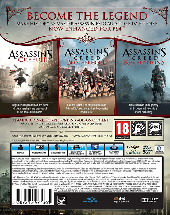 Assassin's Creed: The Ezio Collection [PlayStation 4]