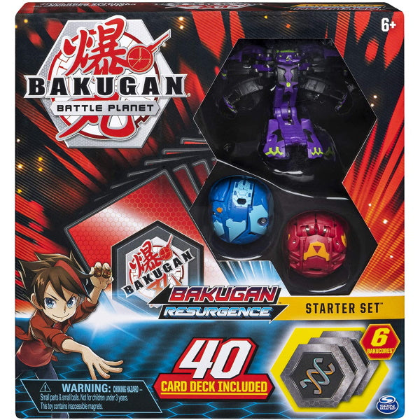 Bakugan TCG: Battle Brawlers Starter Set with Transforming Creatures - Darkus Hydranoid [Card Game, 2 Players]